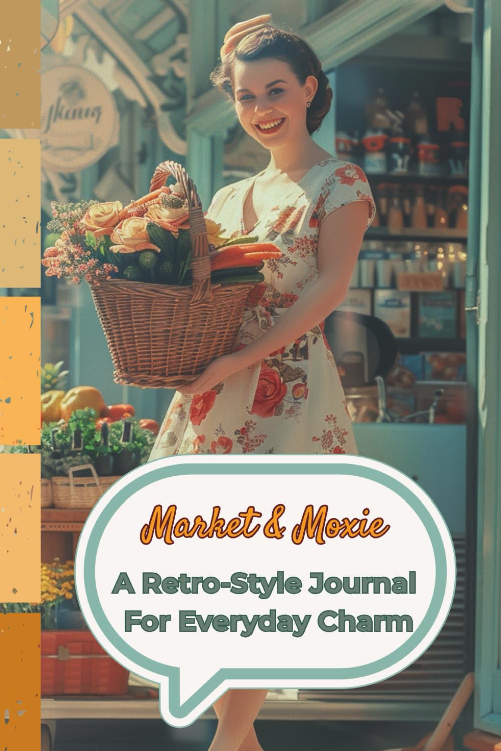 Market & Moxie Journal (Vintage Lady Series): A retro-style planner for shopping lists, home errands, and home routine. baixar livro de graça