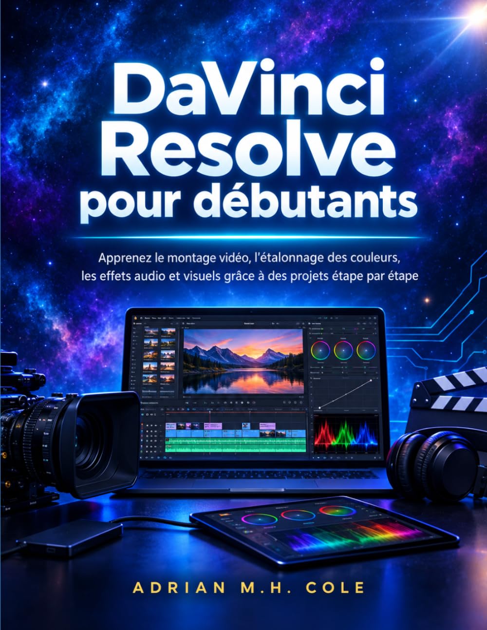 DaVinci Resolve pour débutants: Apprenez le montage vidéo, l'étalonnage des couleurs, les effets audio et visuels grâce à des projets étape par étape (French Edition) baixar o livro de graça