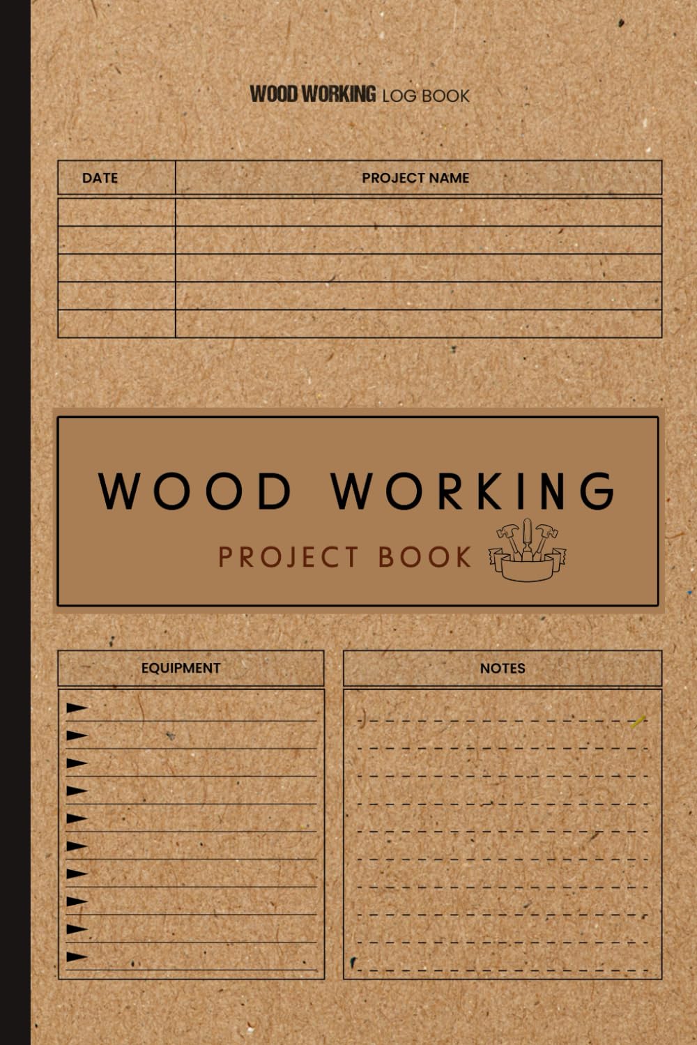 Woodworking Project Book: A Woodworking Log Book, Record Book For Woodworking Plan or Project, DIY Plan & Gifts for Carpenters and Wood Workers To Organize & Thrive | This sleek 6" x 9" notebook baixar o livro de graça