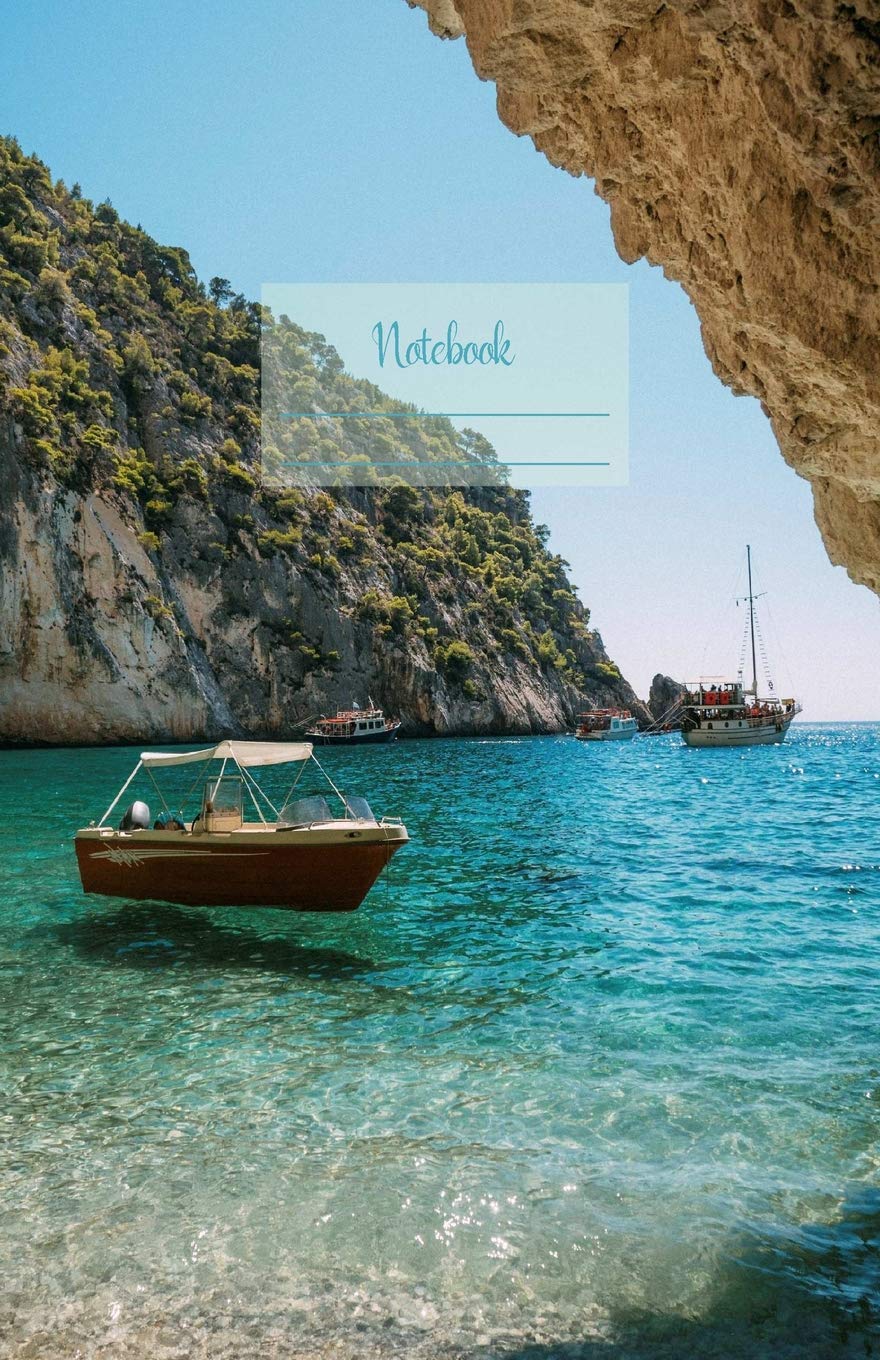 Notebook: Dotted grid Journal. Bullet Diary. Ideal for Notes, Memories, Journaling, Creative planning and Calligraphy practice. 120 Pages. Soft matte... Great gift idea. (Island and boat cover). baixar o livro de graça