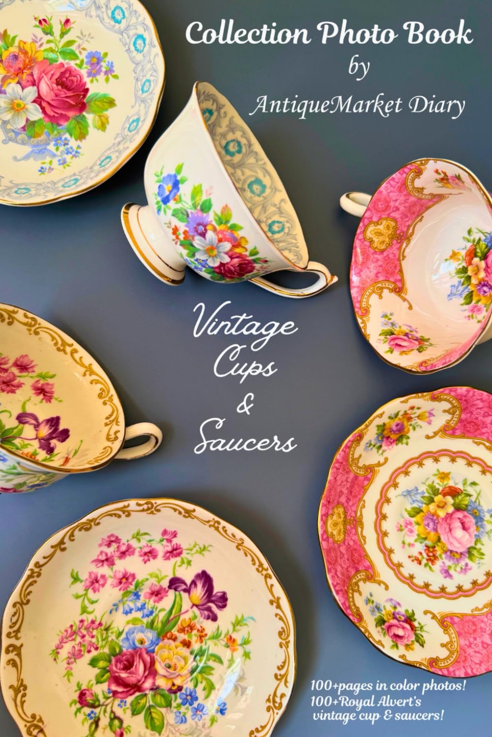 Vintage Cups & Saucers Collection Photo Book By AntiqueMarketDiary baixar o livro de graça