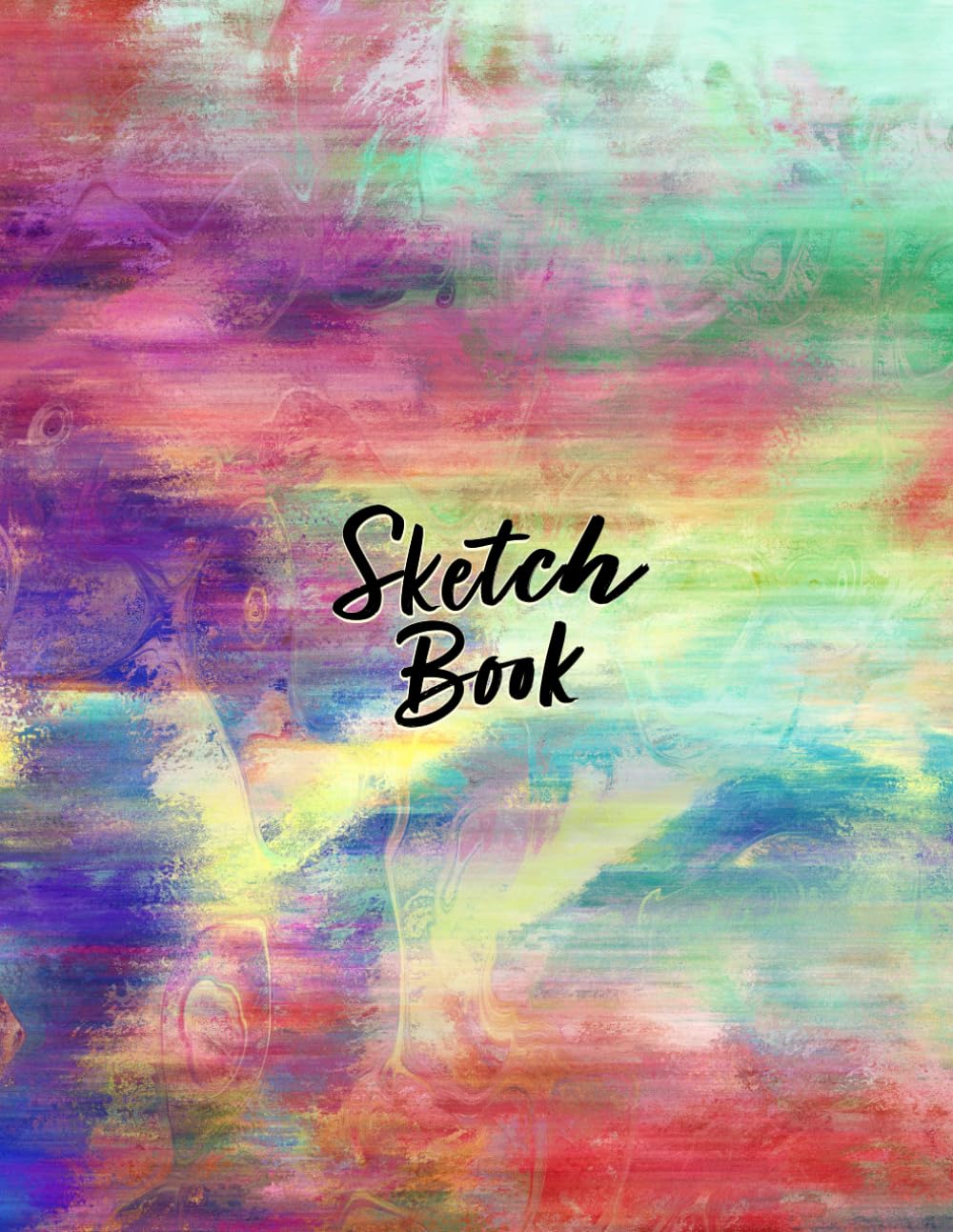 Notebooks for Drawing: Rainbow Watercolor Abstract Flow: Sketchbook for Painting Blank Paper Pad 8.5" X 11" - 120 Pages Blank Paper Book Water Color Sketch Book baixar o livro de graça