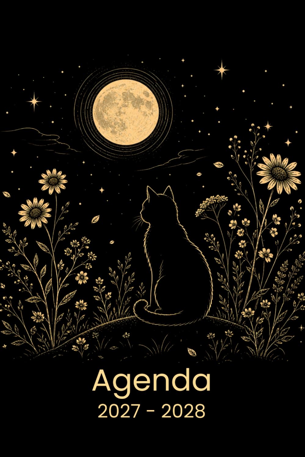 Agenda 2027-2028: Idée de cadeau pour amoureux des chats, vétérinaire, d'amant de chat, Planificateur organisateur mensuel et semainier (French Edition) baixar o livro de graça