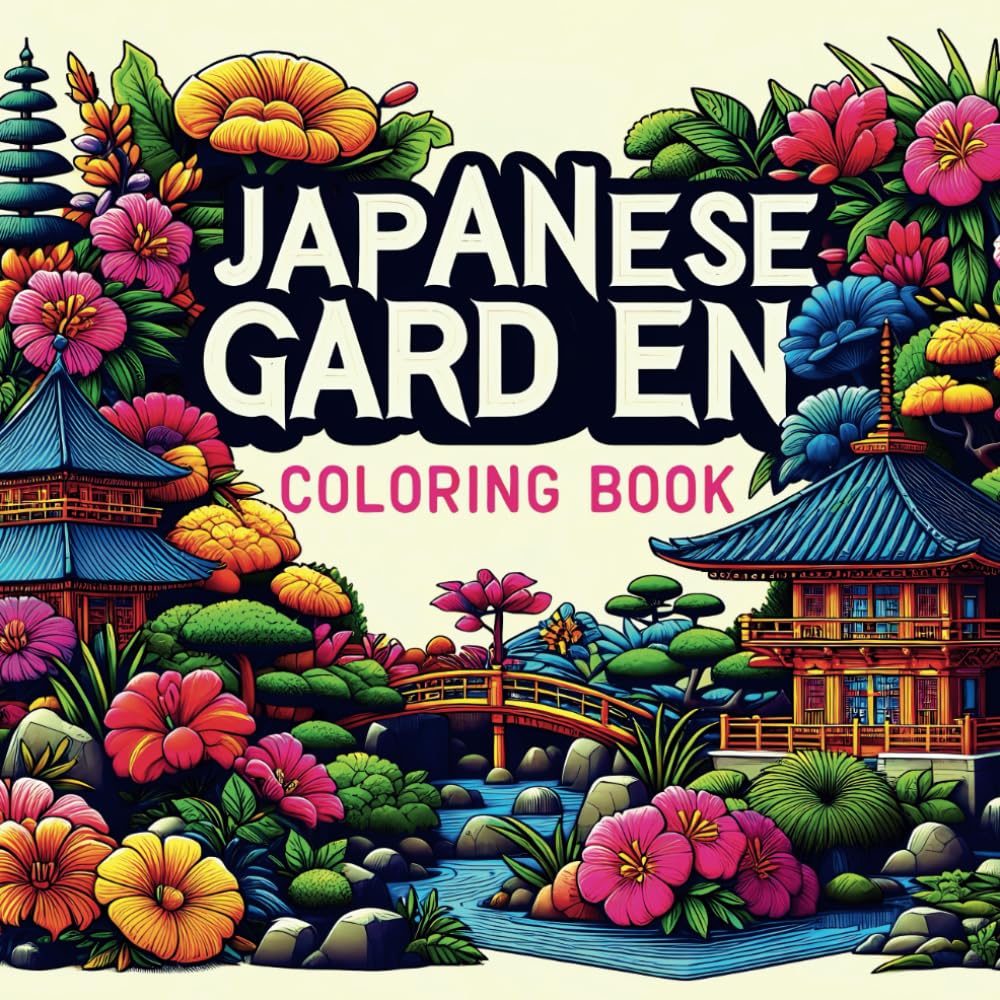 Japanese Garden Coloring Book baixar livro de graça
