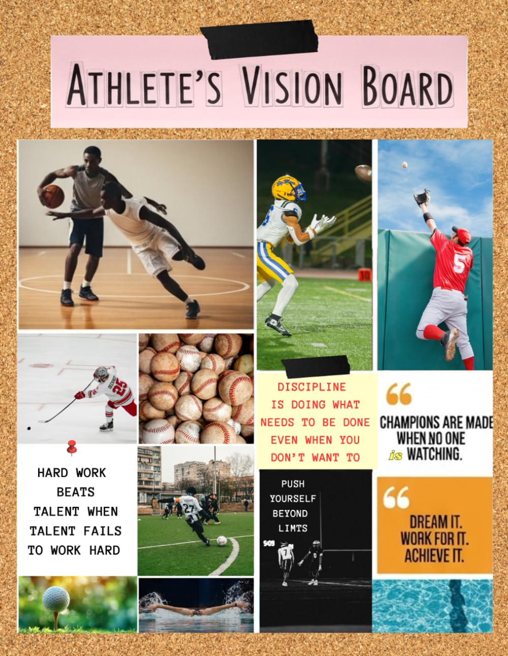 Athlete's Vision Board: Building on Vision to Create Reality
