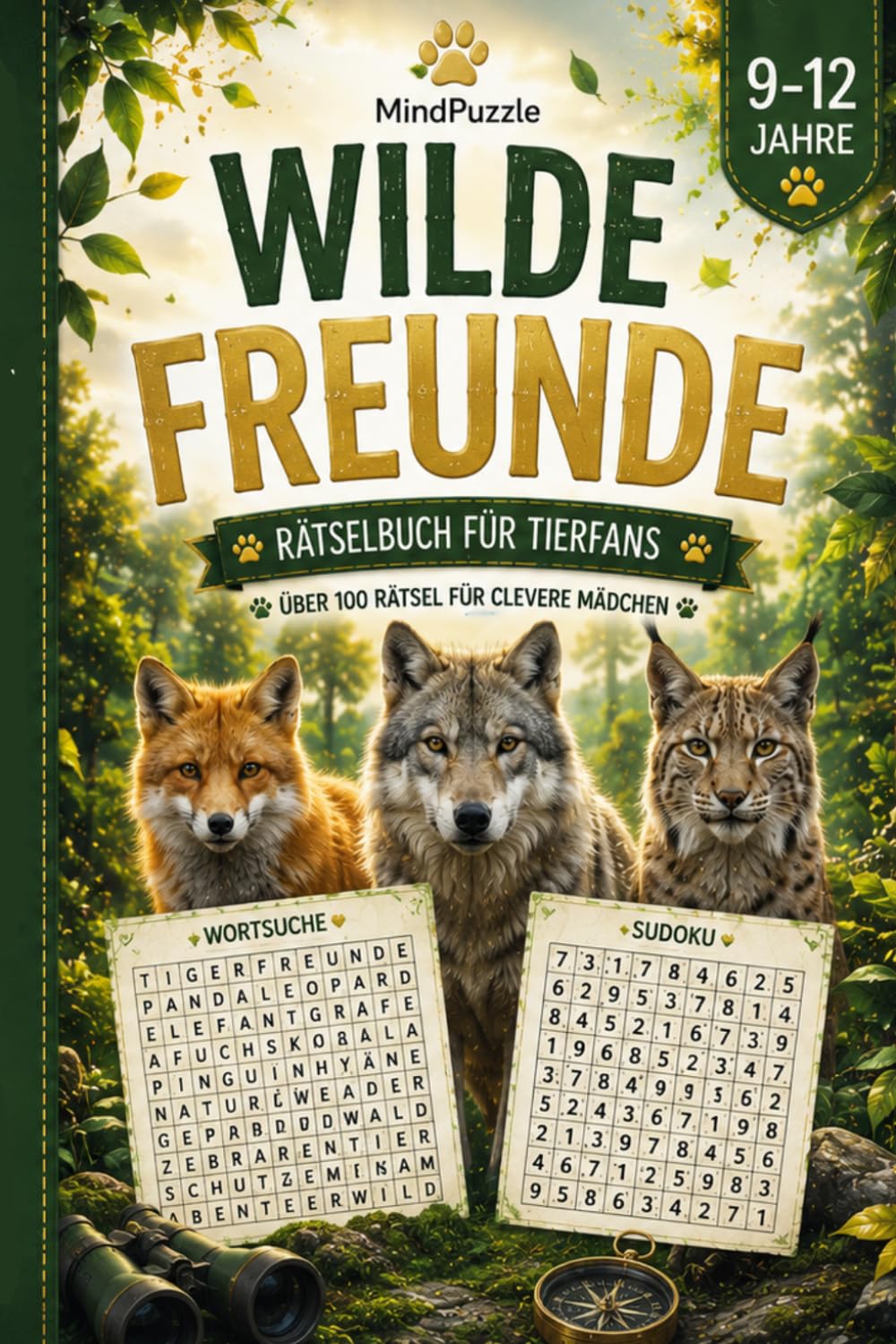 Wilde Freunde: Rätselbuch – ein tolles Geschenk für Kinder und Jugendliche von 9 bis 12 Jahren (Tierisch clever) (German Edition) baixar o livro de graça