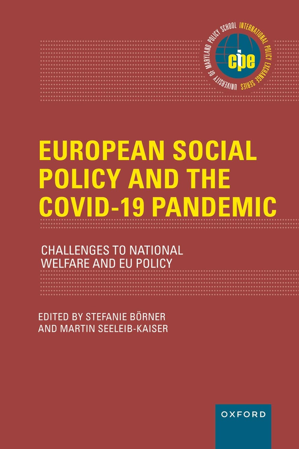 European Social Policy and the COVID-19 Pandemic: Challenges to National Welfare and EU Policy (INTERNATIONAL POLICY EXCHANGE SERIES) (English Edition) baixar livro de graça