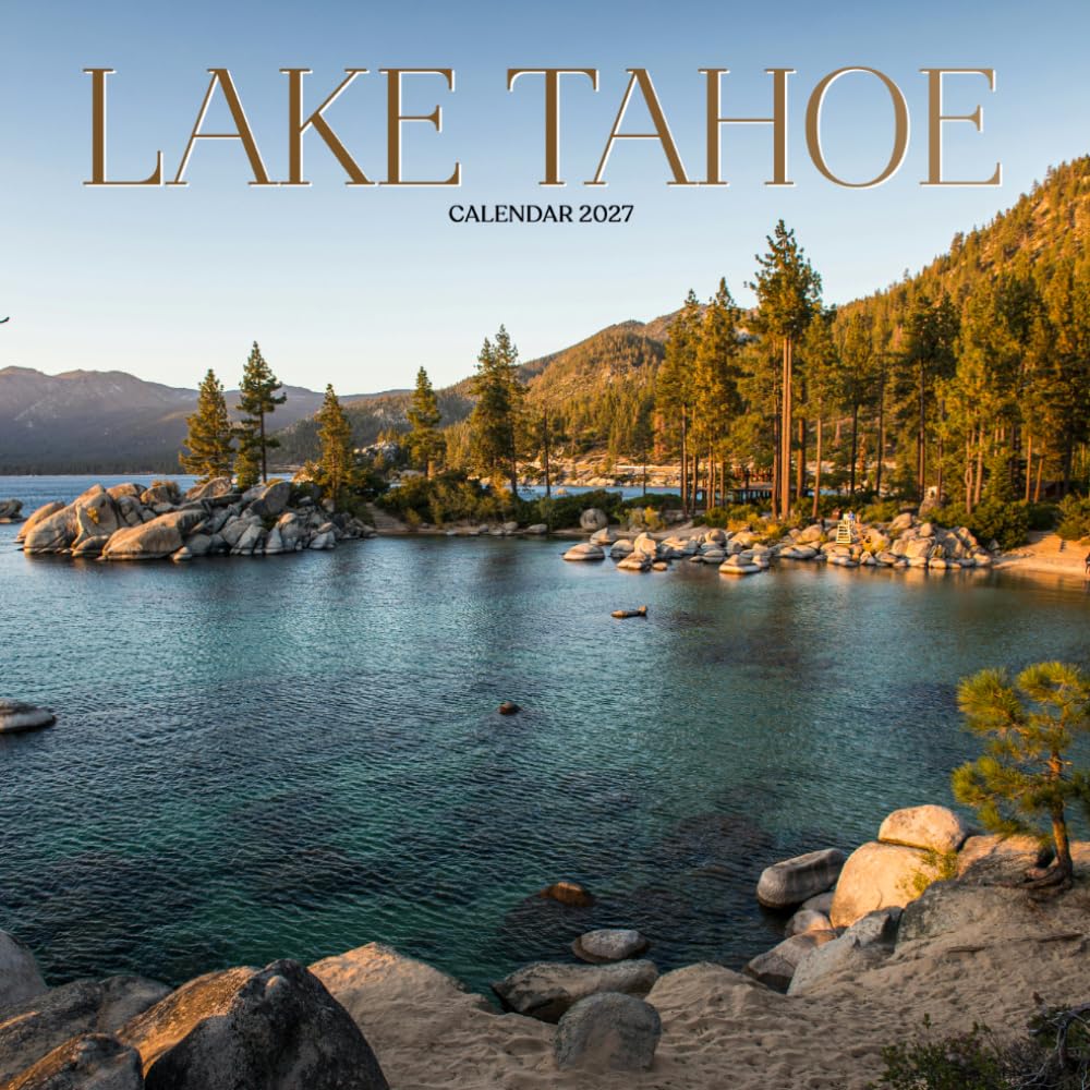 Lake Tahoe Calendar 2027: Alpine Waters and Mountain Views