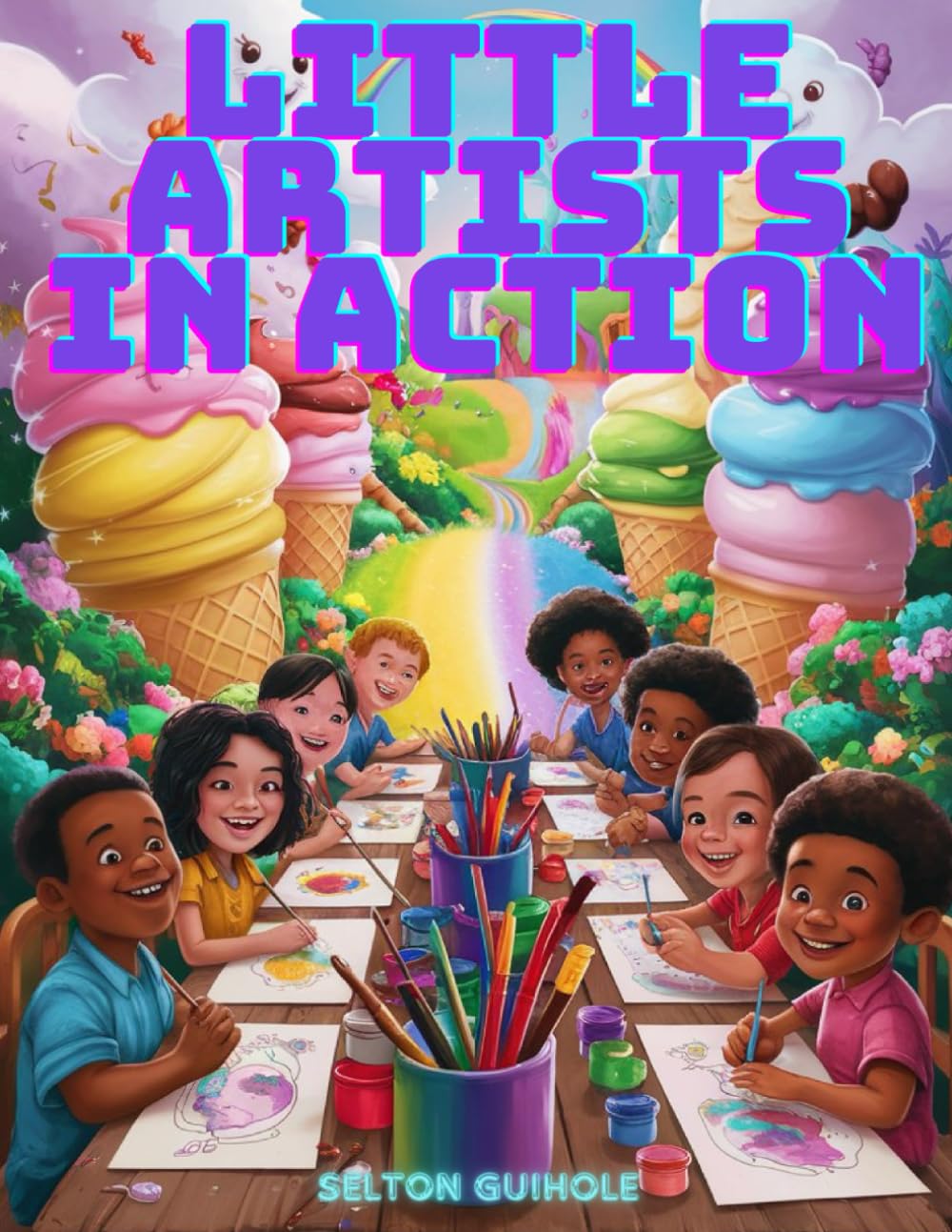 ler totalmente little artists in action: Coloring the World with Creativity!