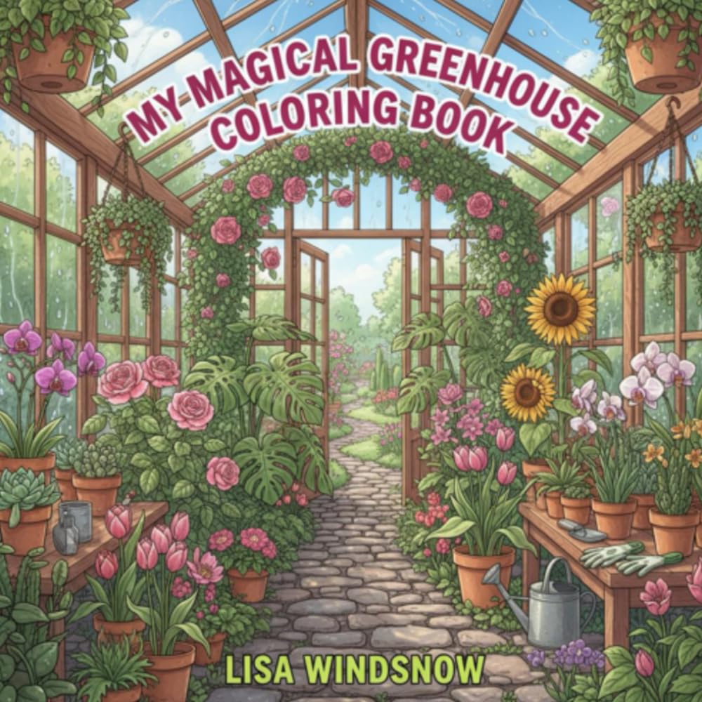 MY MAGICAL GREENHOUSE: COLORING BOOK baixar livro de graça