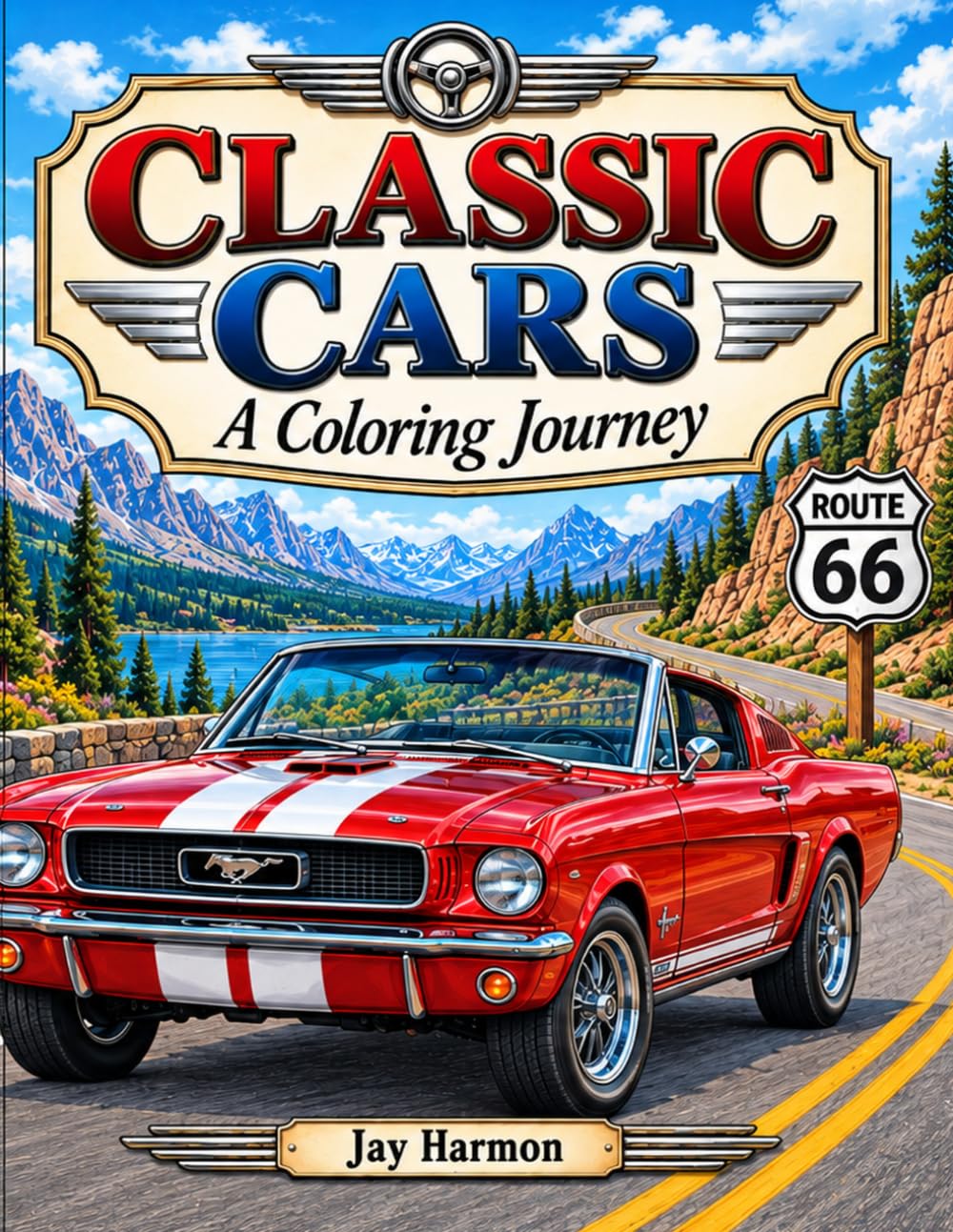 Classic Cars: A Coloring Journey baixar o livro de graça