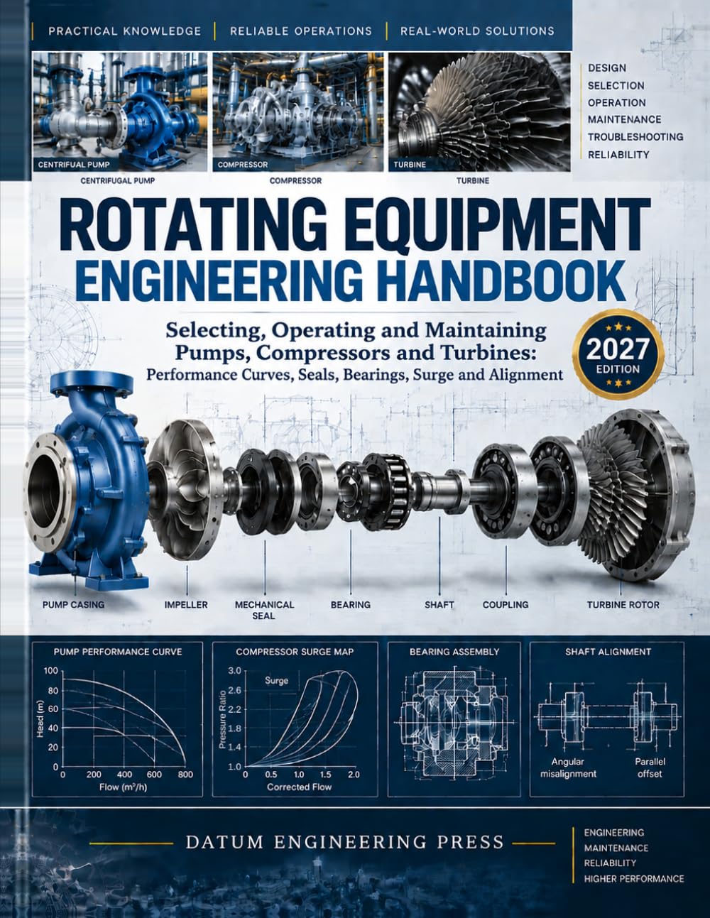 ROTATING EQUIPMENT ENGINEERING HANDBOOK: Selecting, Operating and Maintaining Pumps, Compressors and Turbines: Performance Curves, Seals, Bearings, Surge and Alignment baixar o livro de graça