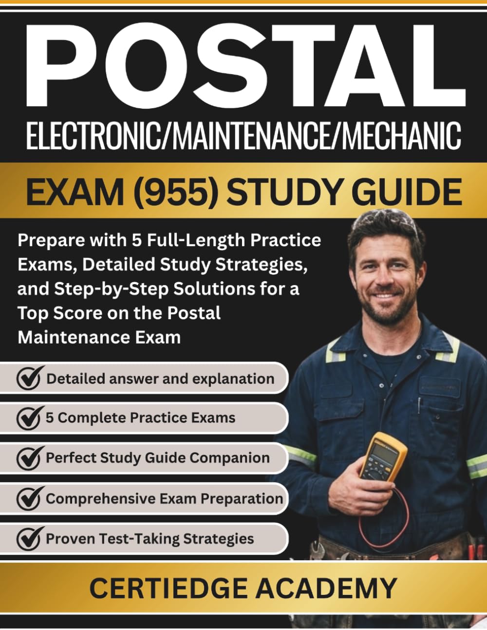 ler totalmente POSTAL ELECTRONIC/MAINTENANCE/MECHANIC EXAM (955) STUDY GUIDE 2026 - 2027: Prepare with 5 Full-Length Practice Exams, Detailed Study Strategies, and Step-by-Step Solutions for a Top Score on the Exam