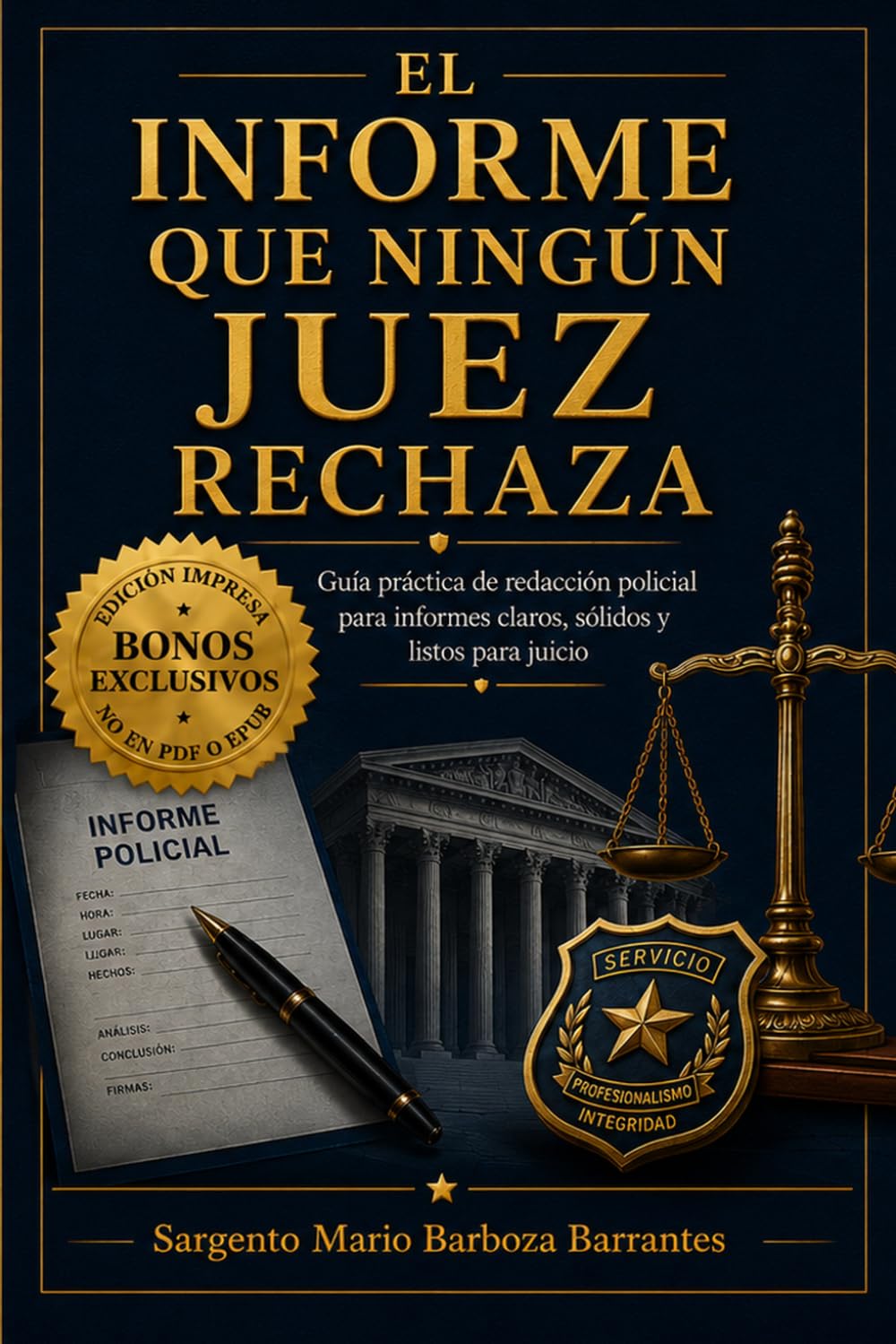 El Informe que Ningún Juez Rechaza: Guía práctica y autodidacta para redactar informes policiales, actas y decomisos con mayor solidez técnica, jurídica y probatoria en Latinoamérica baixar o livro de graça