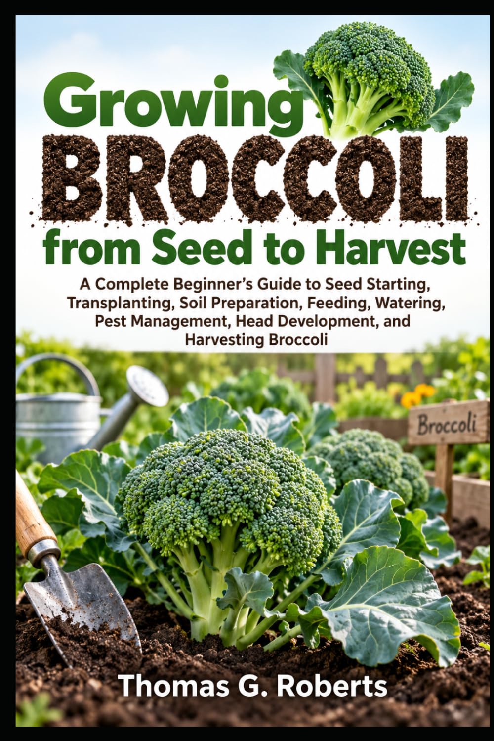 Growing Broccoli, from Seed to Harvest: A Complete Beginner's Guide to Seed Starting, Transplanting, Soil Preparation, Feeding, Watering, Pest Management, Head Development, and Harvesting Broccoli baixar livro de graça