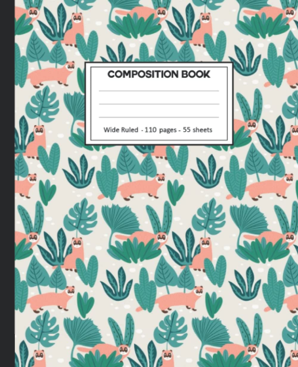 Composition Notebook: weasel Pattern College Ruled Lined Comp Book. baixar o livro de graça