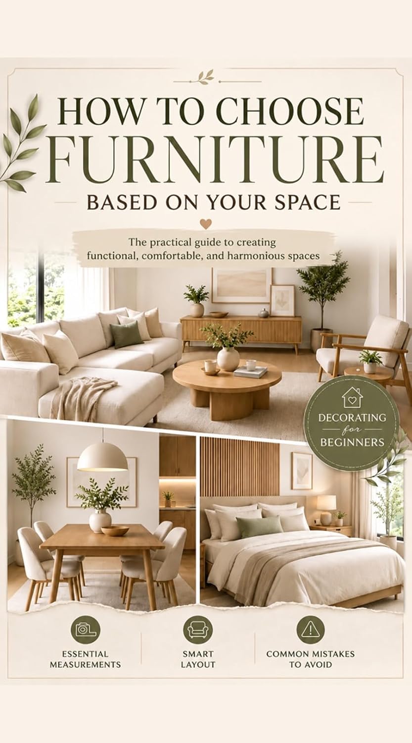 ler totalmente How to Choose Furniture for Every Space: A Beginner's Guide to Smart Furniture Selection and Room Layout (English Edition)