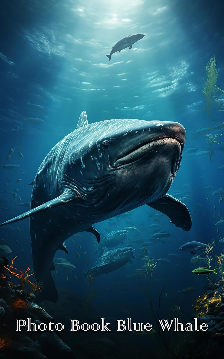 ler totalmente Azure Symphony: Captivating Whale Images: Elegant Blue Whales in a Visual Symphony of Blue Hues and Ocean Waves (English Edition)