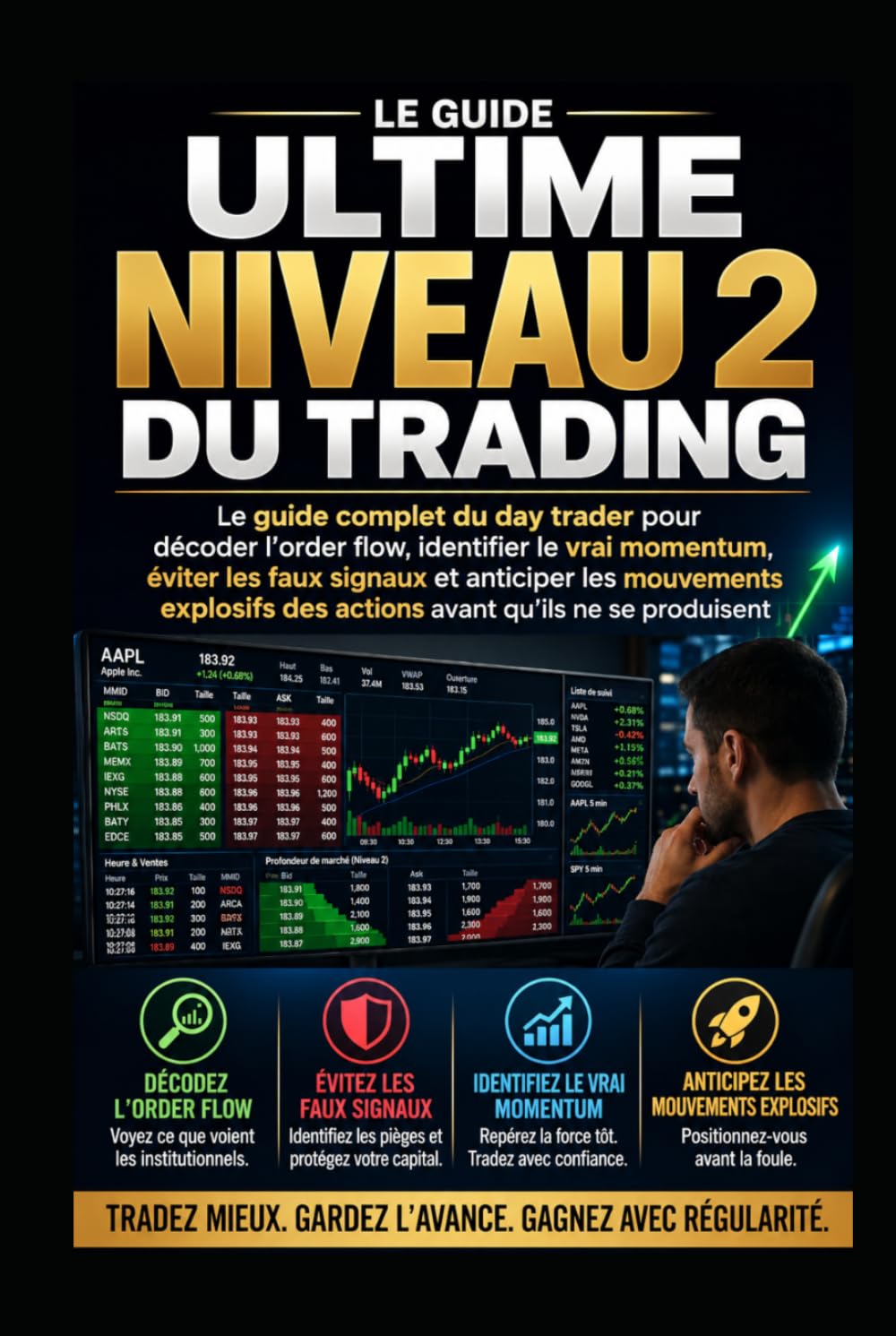 Le Guide Ultime du Trading Level 2: Le guide complet du day trader pour décrypter le flux d'ordres, identifier le momentum, éviter les faux signaux et... boursiers explosifs. (French Edition) baixar o livro de graça