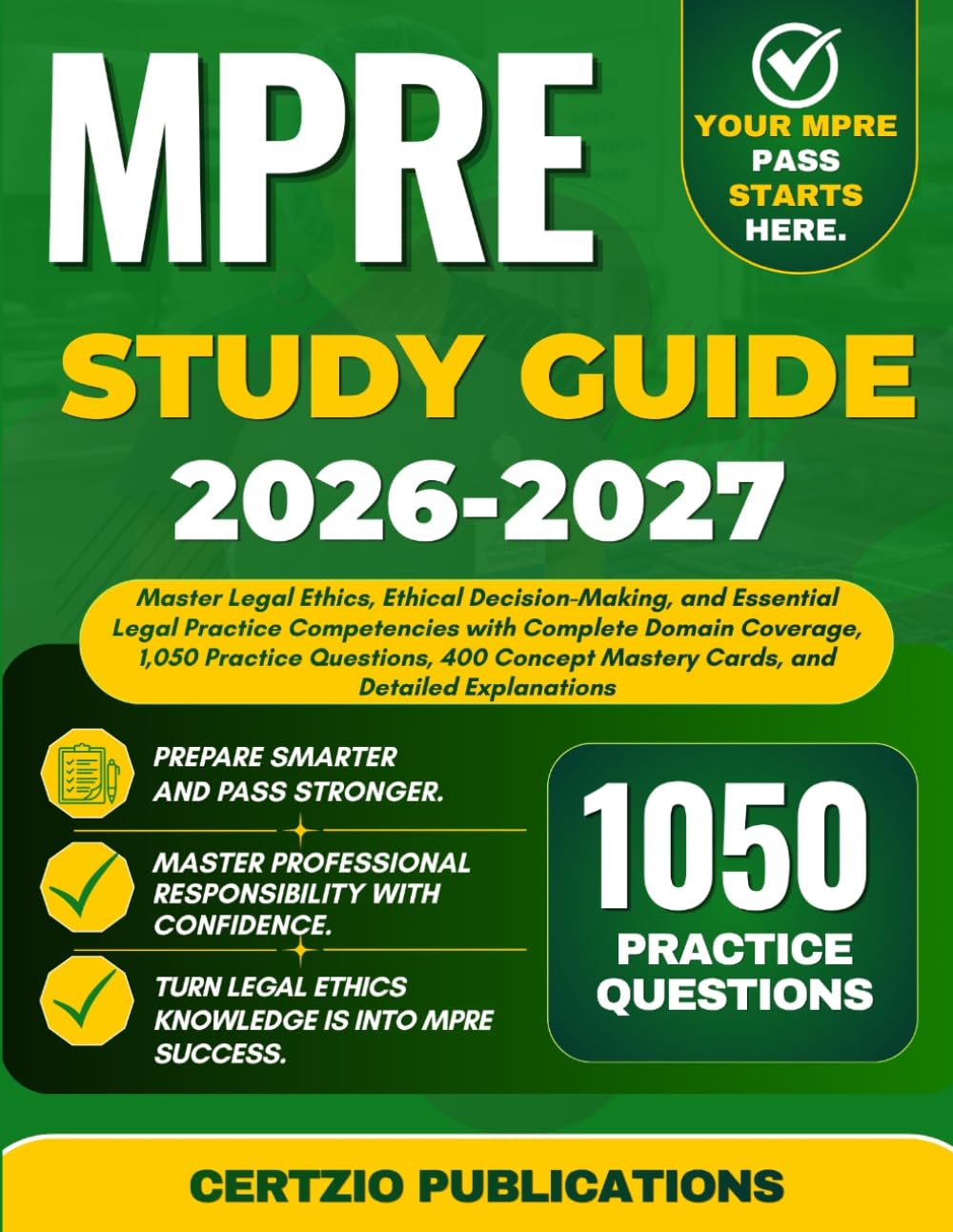 capítulo por capítulo baixar MPRE STUDY GUIDE 2026-2027: Master Legal Ethics, Ethical Decision-Making, and Essential Legal Practice Competencies with Complete Domain Coverage,... Mastery Cards, and Detailed Explanations