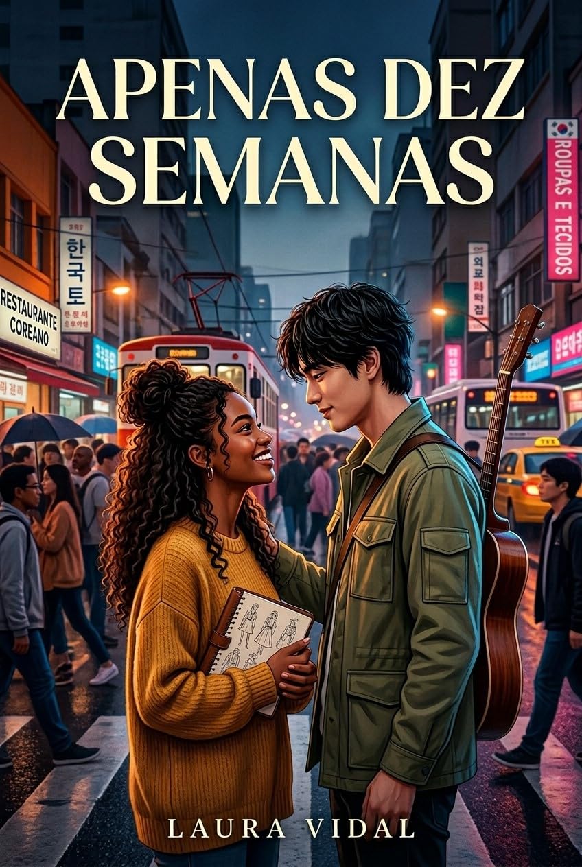 ler totalmente APENAS DEZ SEMANAS: Brasil e Coréia - Ela desenhava o futuro em São Paulo Ele compunha o amor em Seul