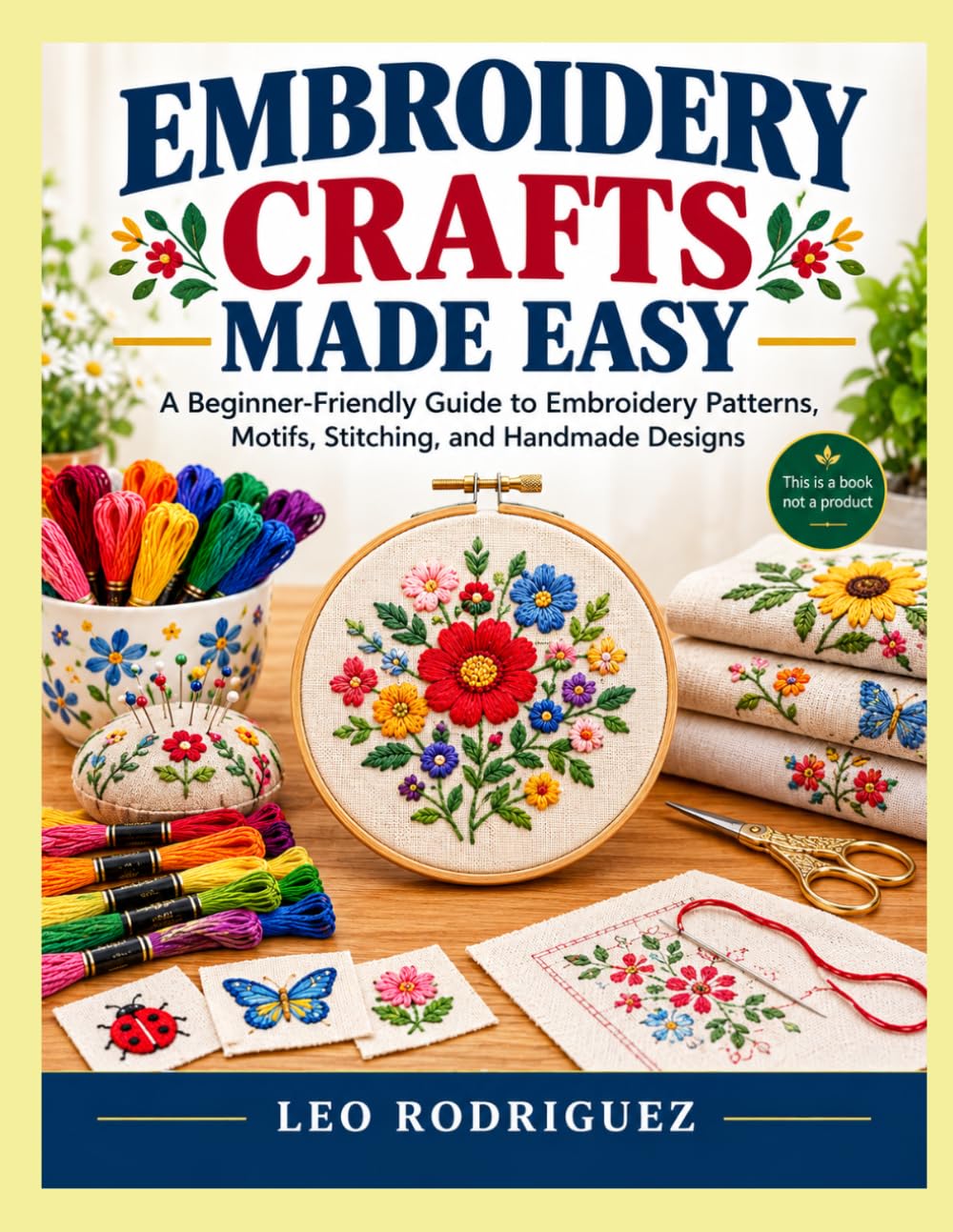 capítulo por capítulo baixar EMBROIDERY CRAFTS MADE EASY: A Beginner-Friendly Guide to Embroidery Patterns, Motifs, Stitching, and Handmade Designs