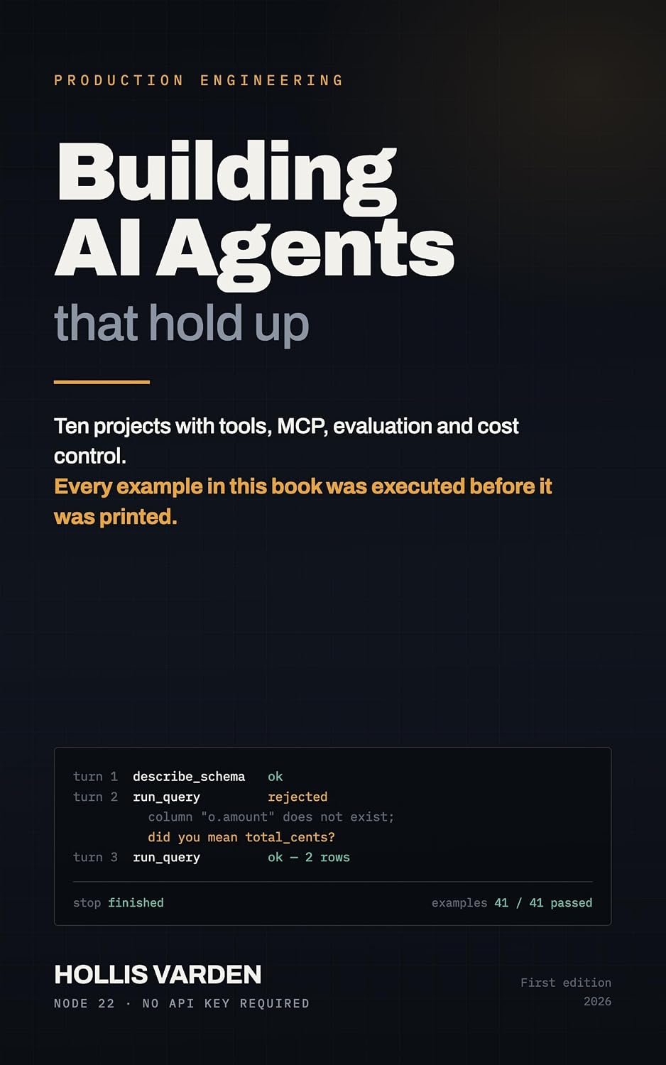 Building AI Agents That Hold Up: Ten Production Projects With Tools, MCP, Evaluation and Cost Control — Every Example Executed (English Edition) baixar o livro de graça