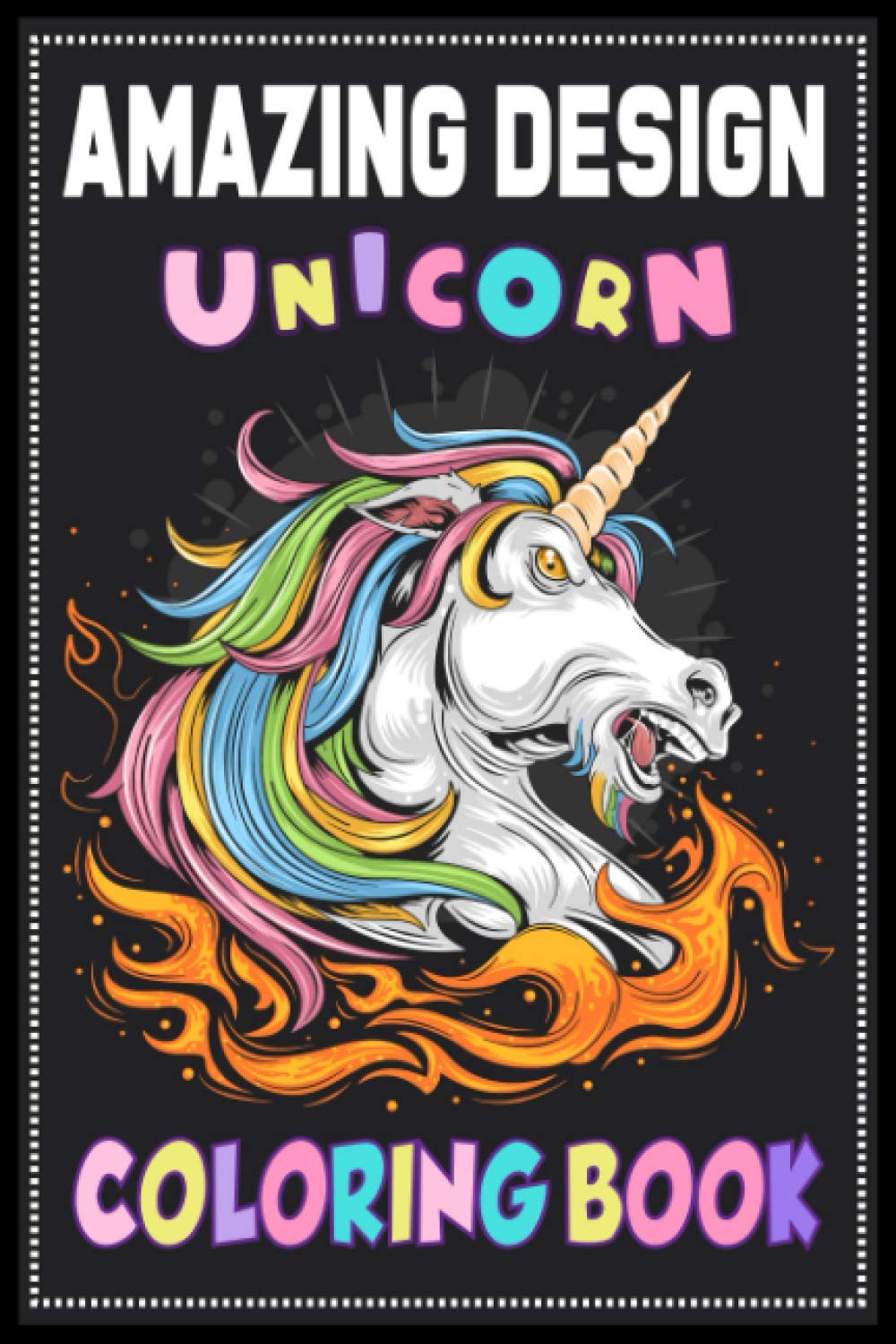 ler totalmente Amazing Design Unicorn Coloring Book: Magical Unicorn Coloring Book for Girls, Boys, and Anyone Who Loves Unicorns