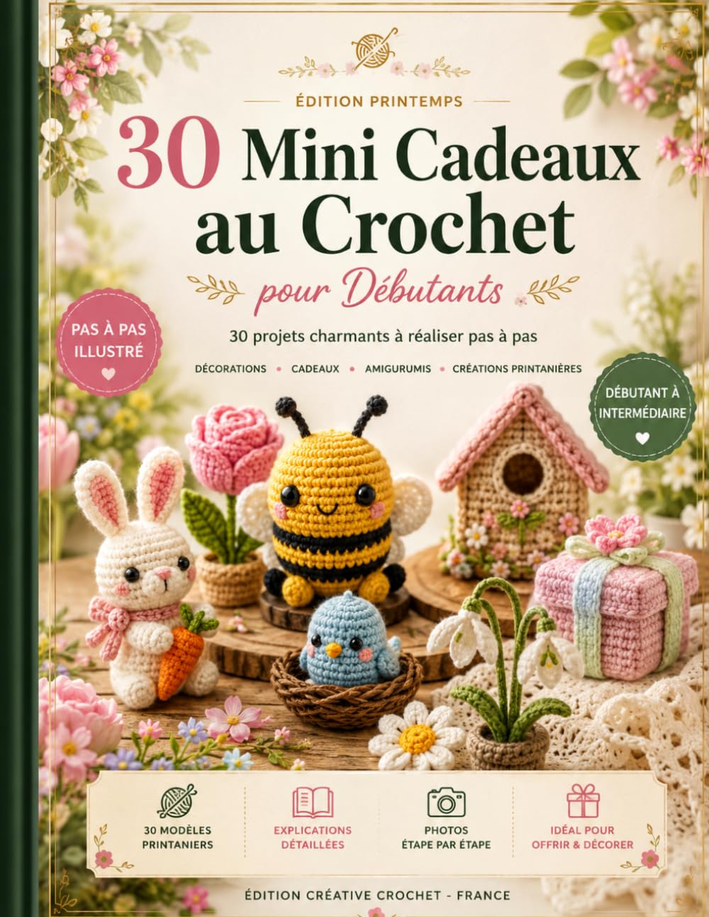 capítulo por capítulo baixar 30 Mini Cadeaux au Crochet pour Débutants: Édition Printemps (French Edition)