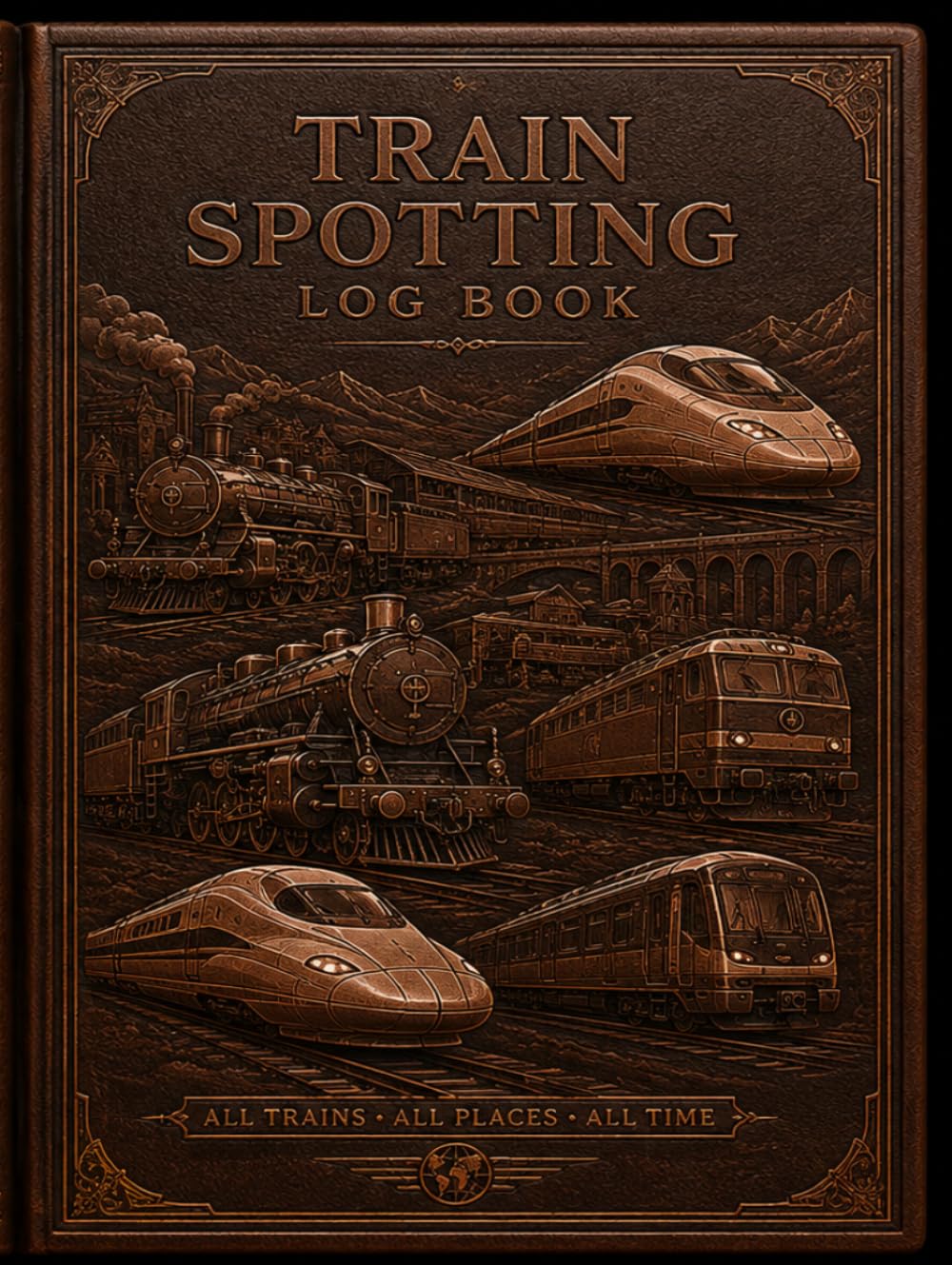 ler totalmente Train spotters logbook: railfanning