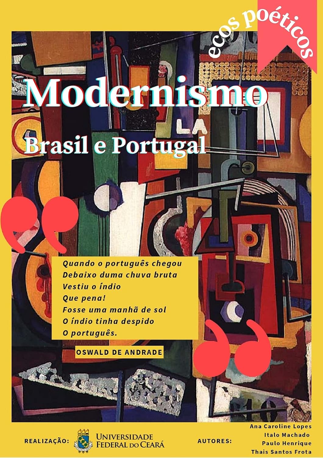 Ecos Poéticos: O Modernismo no Brasil e em Portugal baixar o livro de graça