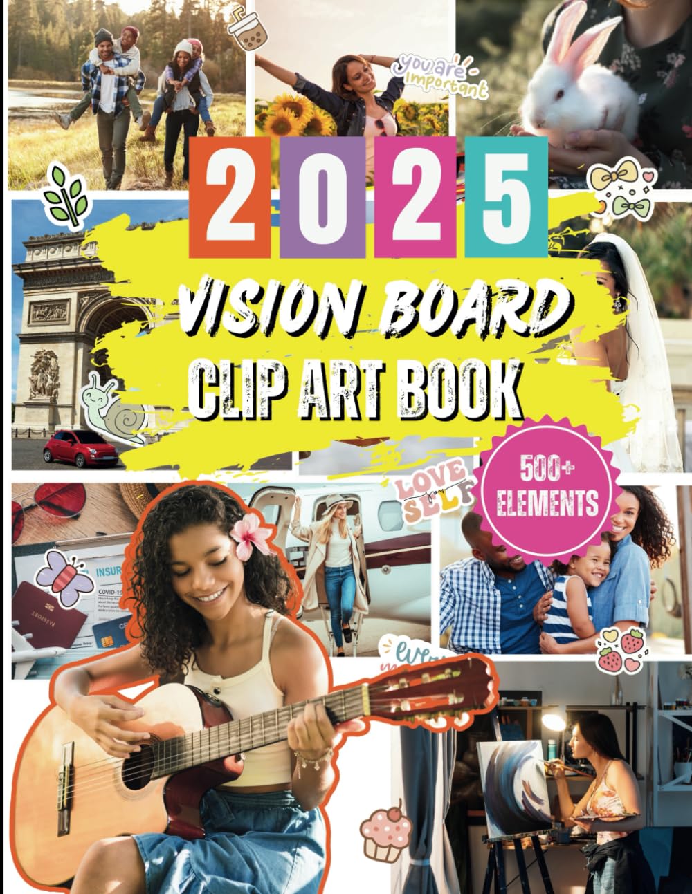 2025 Vision Board Clip Art Book: 500+ Collection of Empowering Images, Quotes, Words and Affirmations (Vision Board Magazines, Vision Board Supplies)... Board Supplies & Vision Board Magazines) baixar livro de graça