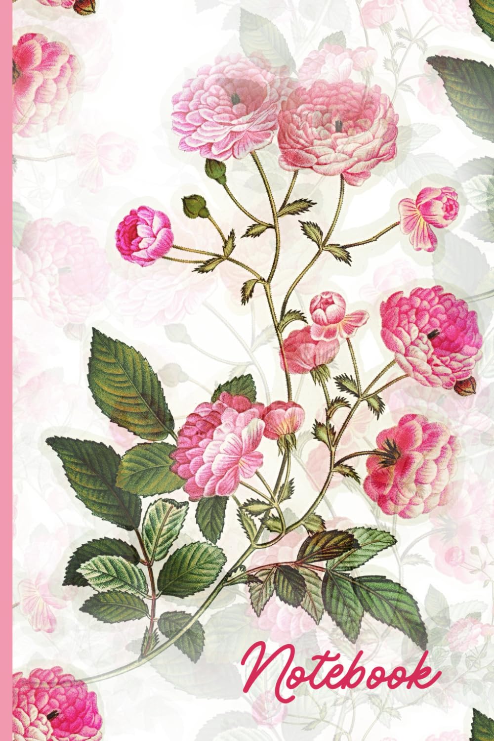 capítulo por capítulo baixar Pink Roses, Vintage Journal: Notebook