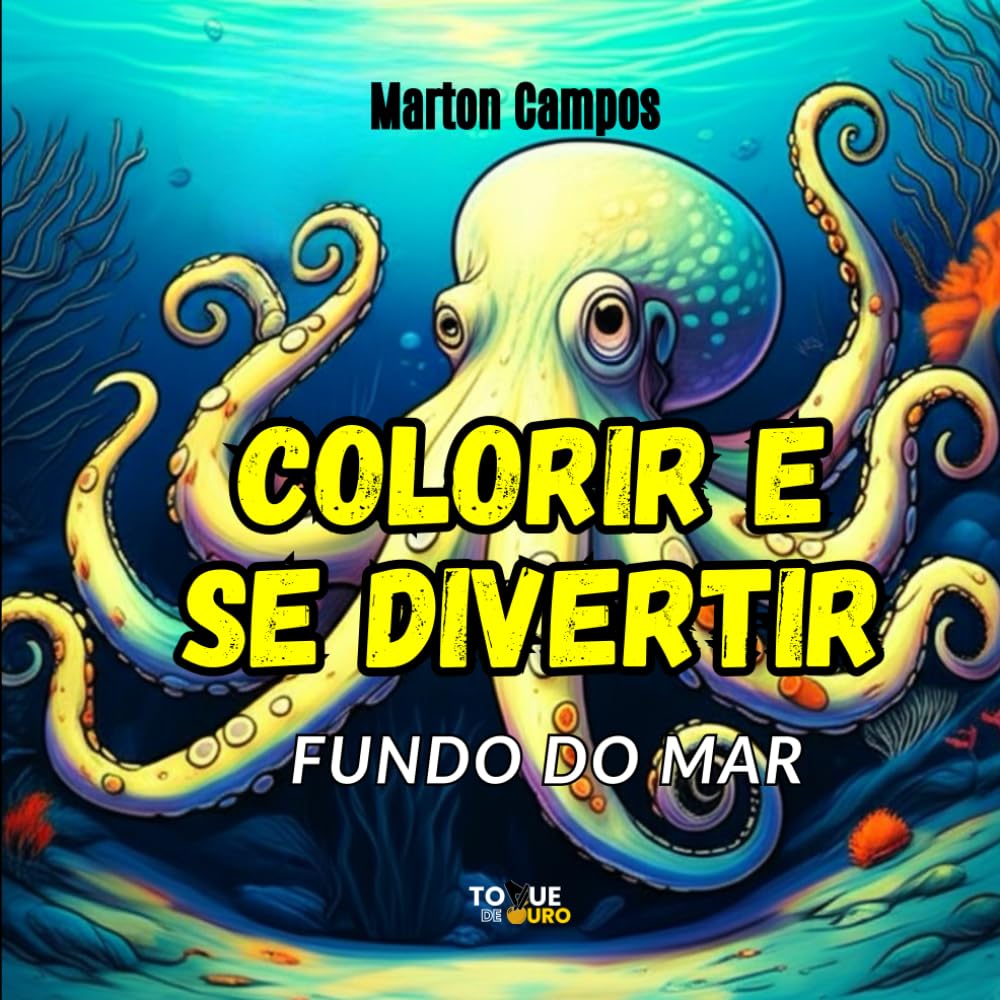Livro para colorir e se divertir: Fundo do mar (Portuguese Edition) baixar livro de graça