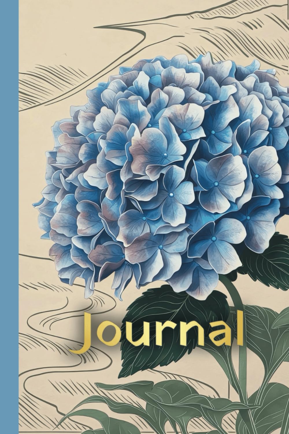 Blue Hydrangea Journal: Japanese Inspired Wide Lined Notebook with Inspirational Quotes and Motifs, Handy 6 x 9 inches, 120 pages baixar livro de graça