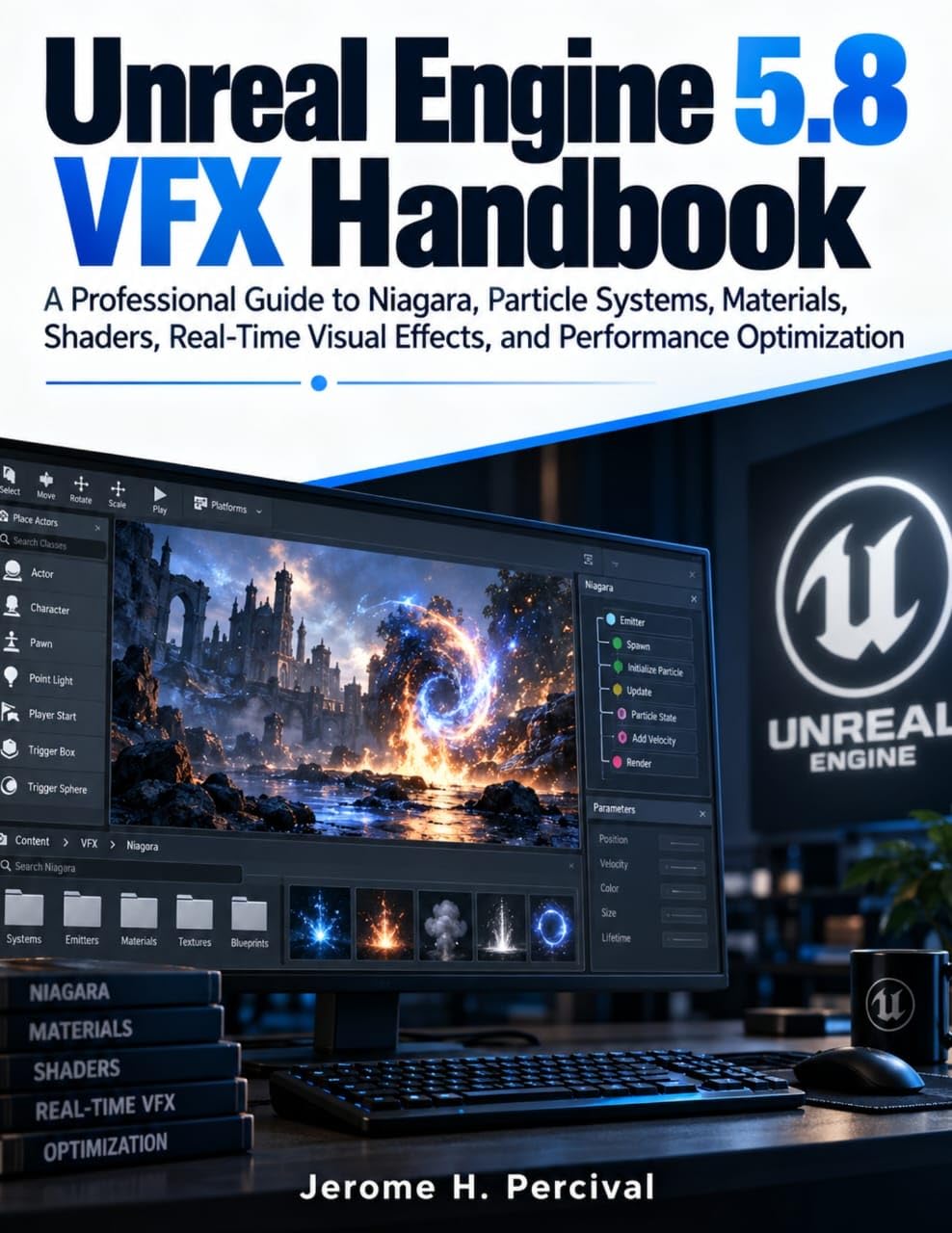 Unreal Engine 5.8 VFX Handbook: A Professional Guide to Niagara, Particle Systems, Materials, Shaders, Real-Time Visual Effects, and Performance Optimization (Next Level Technology) (English Edition) baixar livro de graça