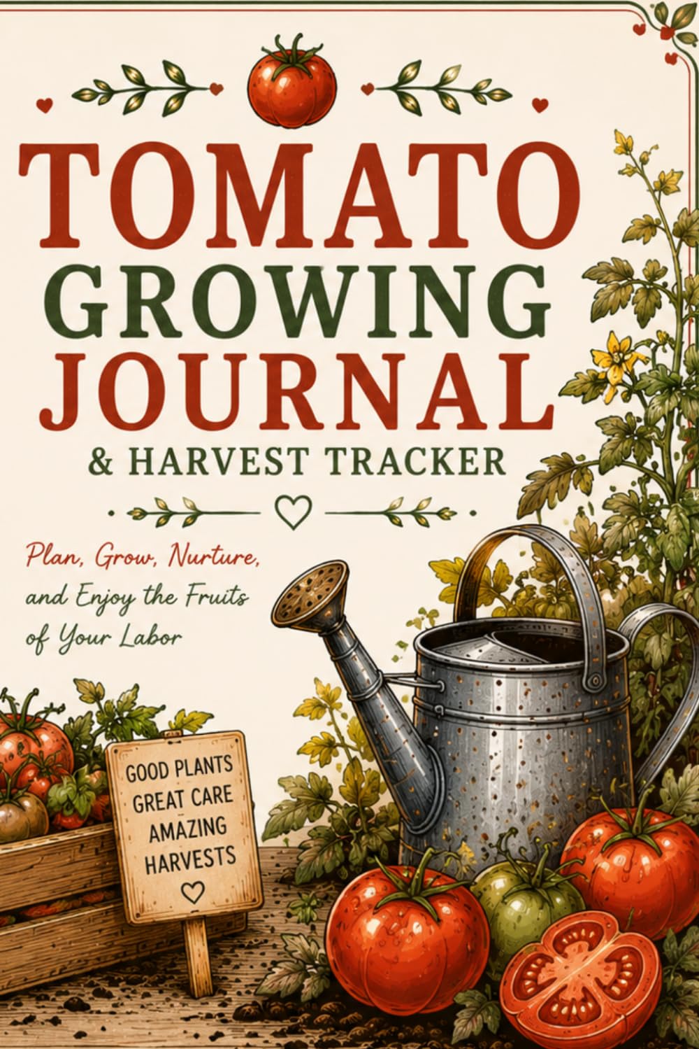 capítulo por capítulo baixar Tomato Growing Journal & Harvest Tracker: Plan, Track, Grow and Harvest Your Best Tomatoes | Seed Starting Logs, Growth Tracking, Watering Records, Pest Monitoring, Harvest Logs & Garden Reflections