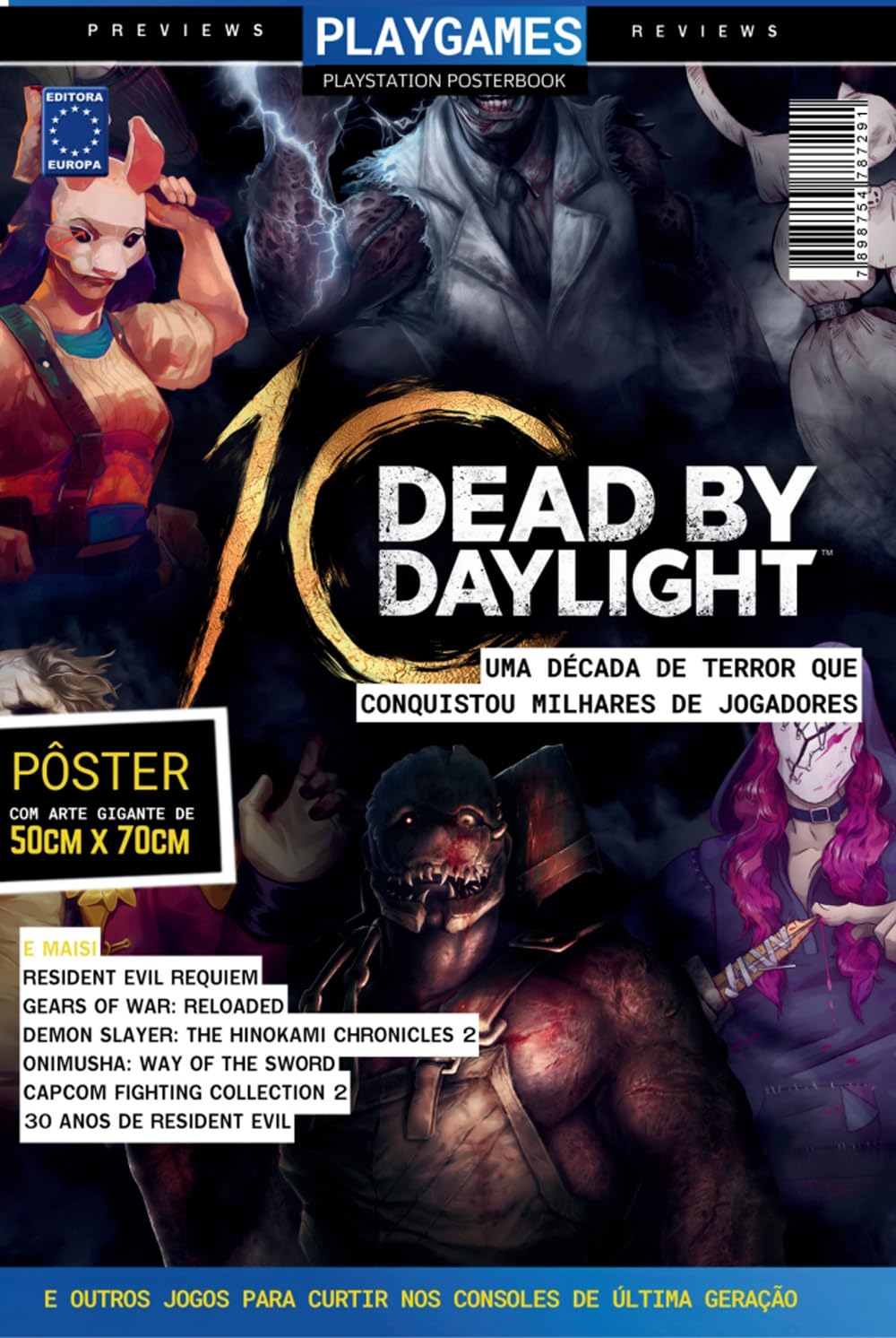 Dead by Daylight (Versão lisa, sem dobras, enviada em tubo protetor) - Superpôster PlayGames baixar o livro de graça