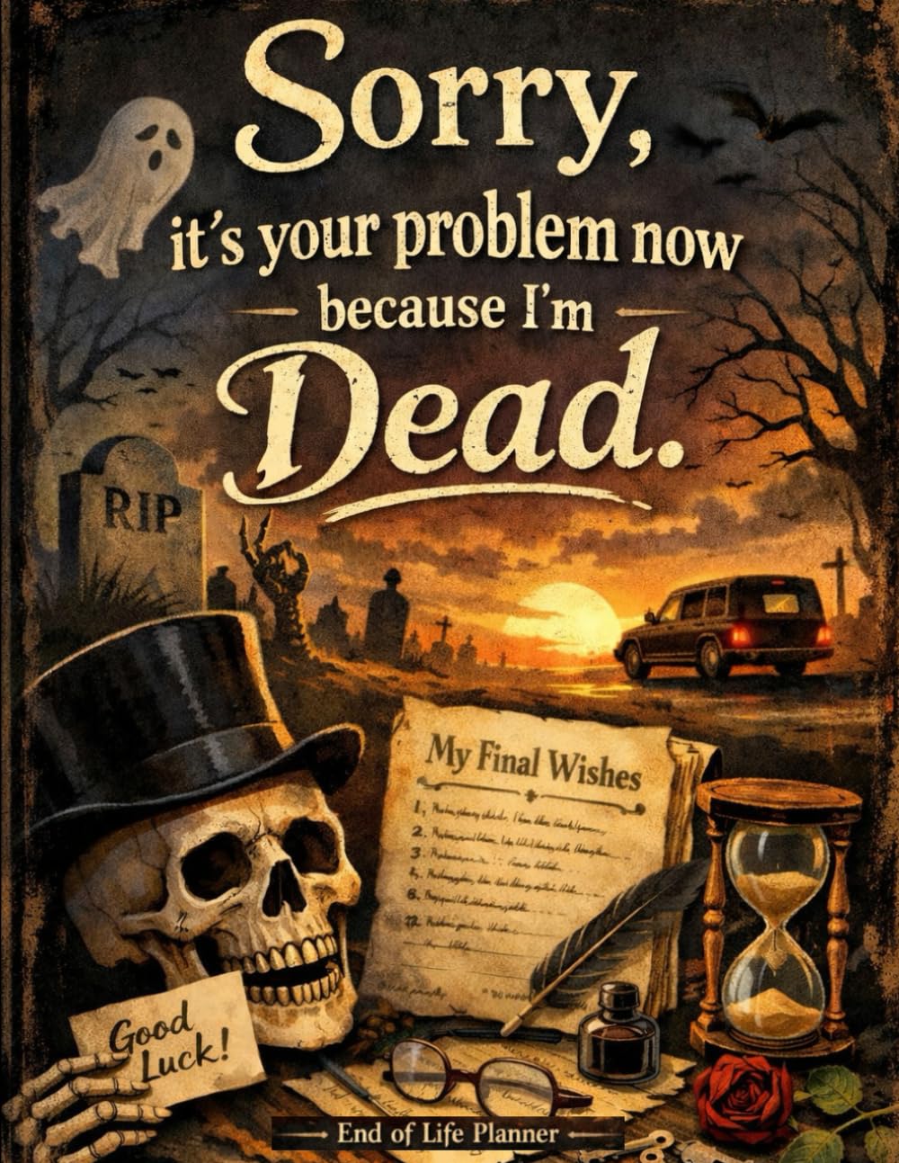 Sorry, it’s Your Problem Now, Because I'm Dead: A Simple End-of-Life Planner to Document Important Information, Messages, and Final Wishes for Loved Ones baixar o livro de graça
