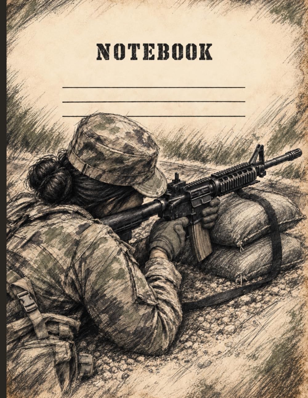 capítulo por capítulo baixar Female Soldier Rifle Range ~ Mission Ready Notebook: Women Soldiers, Veterans and Military Supporters | 120 College-Ruled Pages