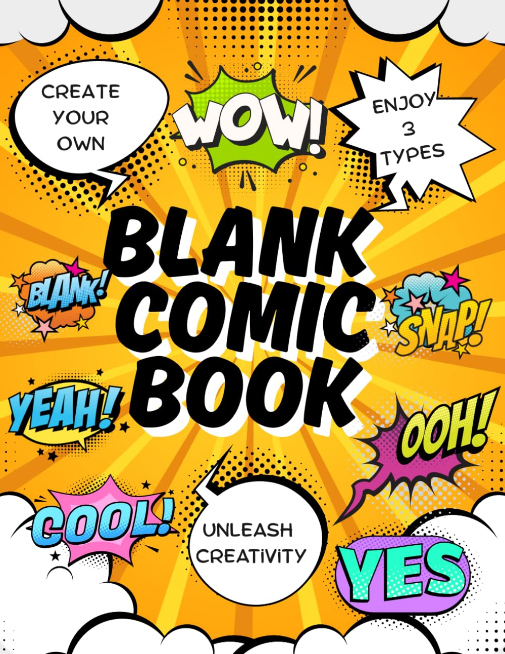ler totalmente Blank Comic Book for Kids and Teens | Create Your Own Marvellous Comic Stories with Variety of Templates in Sketchbook: DIY Comic Notebook with 3... and Without Speech Bubbles to Meet Your Needs
