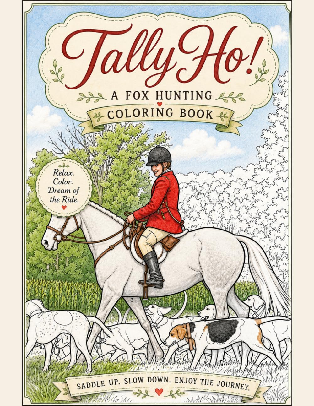 capítulo por capítulo baixar TALLY HO!: A Fox Hunting Coloring Book