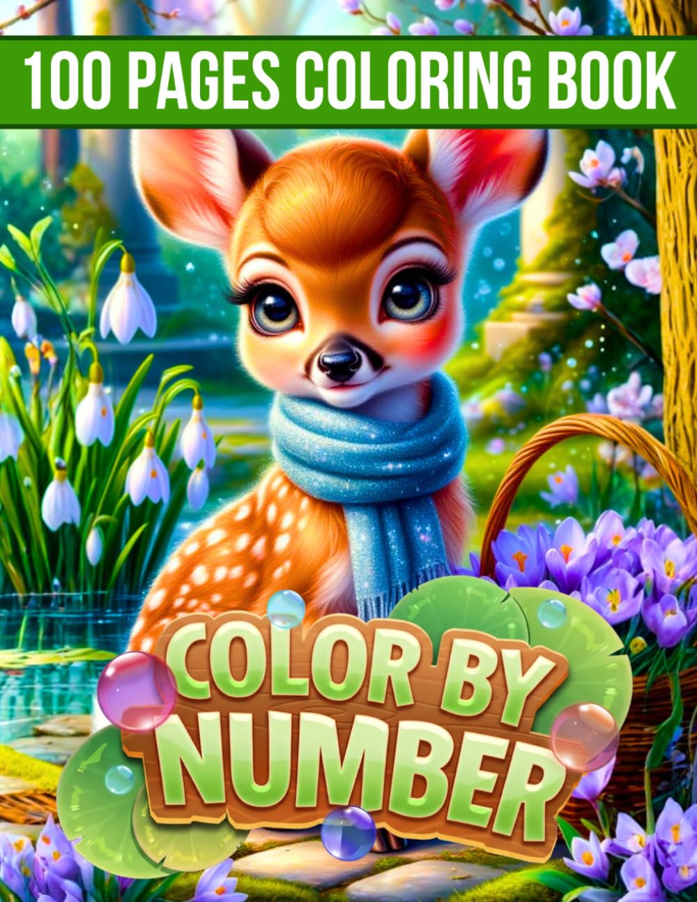 ler totalmente 100 Pages Color by Number Coloring Book: Large Print Color by Number Coloring Book Cute Animals, Butterflies, Bunnies & Mouse and More — Easy Activity... Adults, Seniors & Beginners Stress Relief