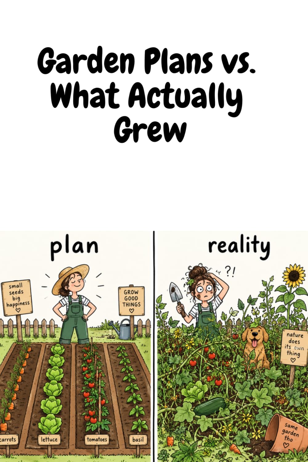 capítulo por capítulo baixar Garden Plans vs. What Actually Grew: A Funny Gardening Notebook for Garden Plans, Plant Notes, Ideas & Unexpected Results - Lined Notebook