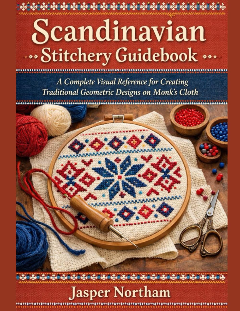 ler totalmente Scandinavian Stitchery Guidebook: A Complete Visual Reference for Creating Traditional Geometric Designs on Monk's Cloth