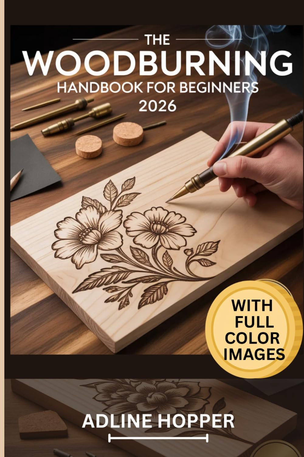 The WOODBURNING HANDBOOK FOR BEGINNERS 2026: Full Color Illustrated Guide — Tools, Techniques, 30+ Projects Plus Digital Patterns & How to Earn From Your Art baixar livro de graça