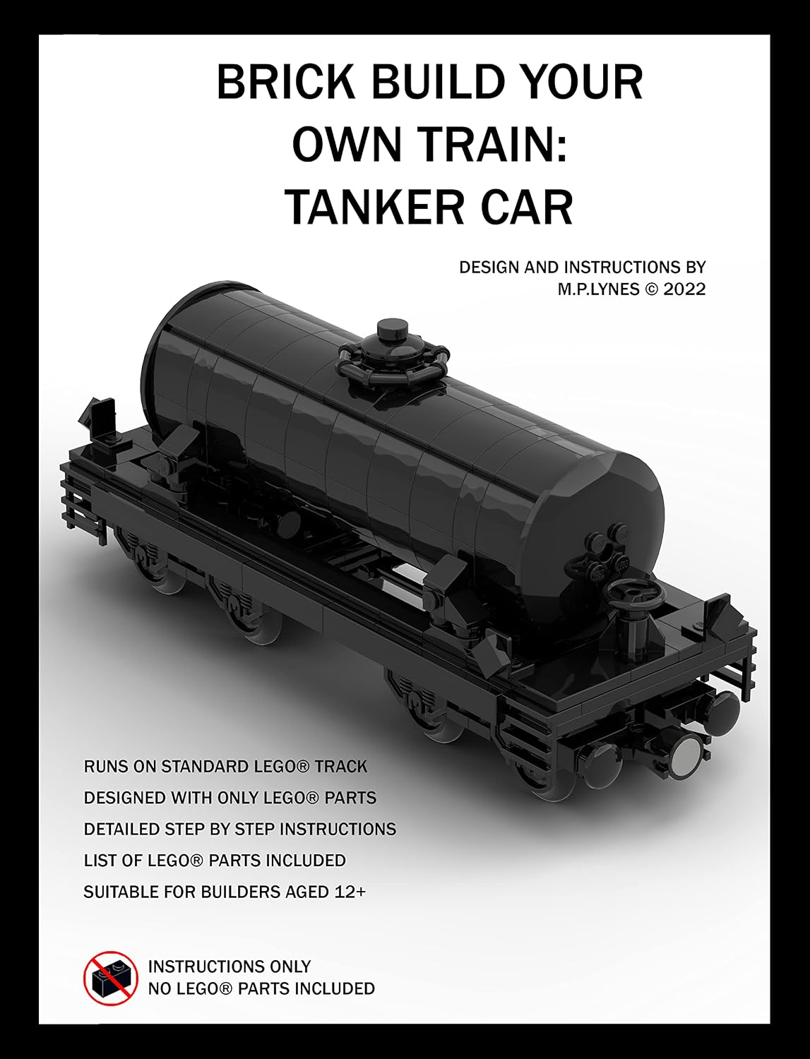 ler totalmente BRICK BUILD YOUR OWN TRAIN: TANKER CAR (English Edition)