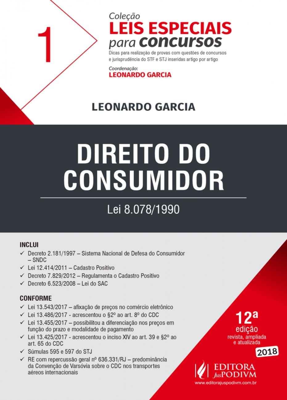 Direito do Consumidor: lei 8.078/1990 baixar o livro de graça