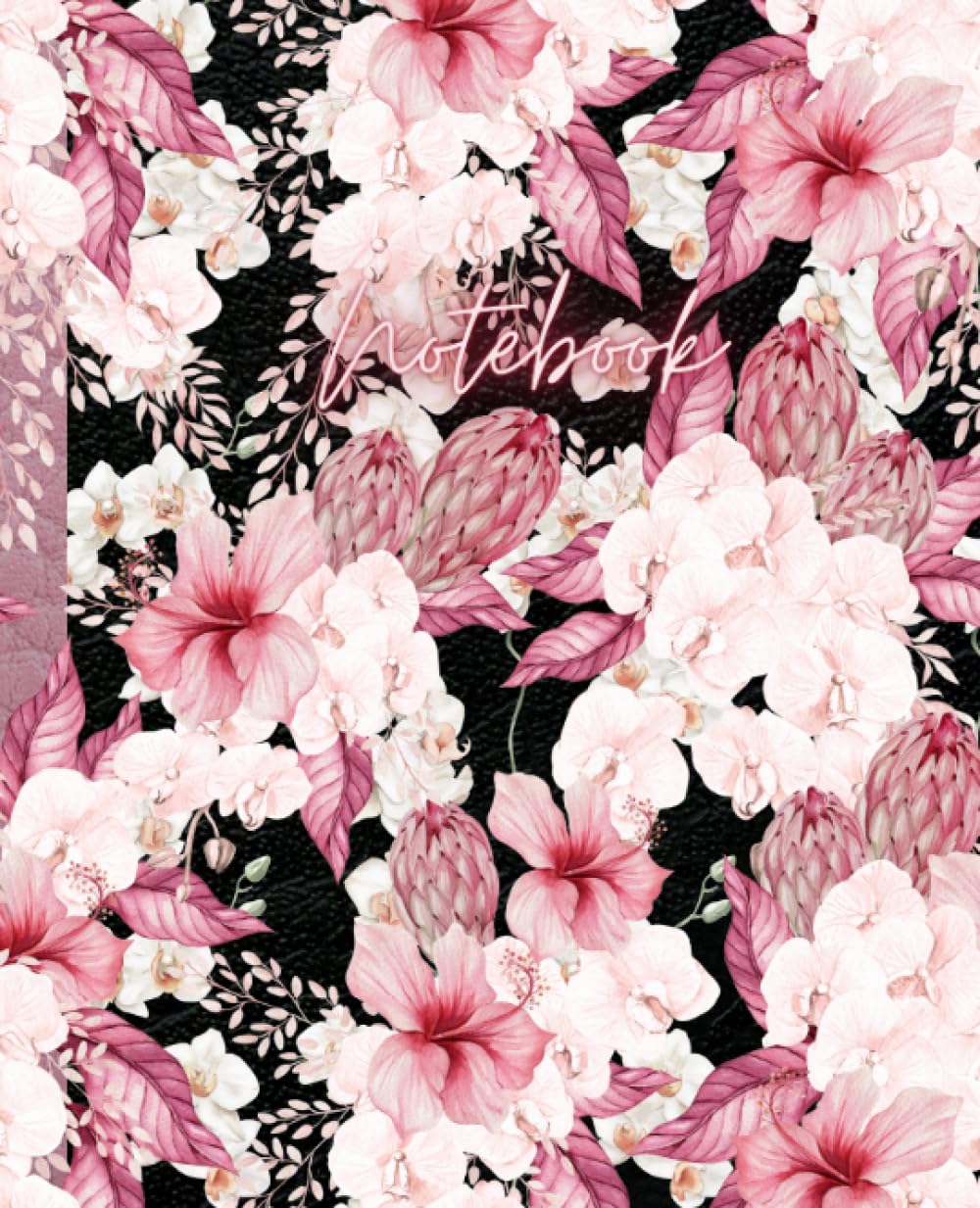 Orchids Composition Notebook: Pink Ink: An Aesthetic Floral Journal For School, College, Office, or Work | 7.5" x 9.25" | 120 Pages | College Ruled baixar livro de graça