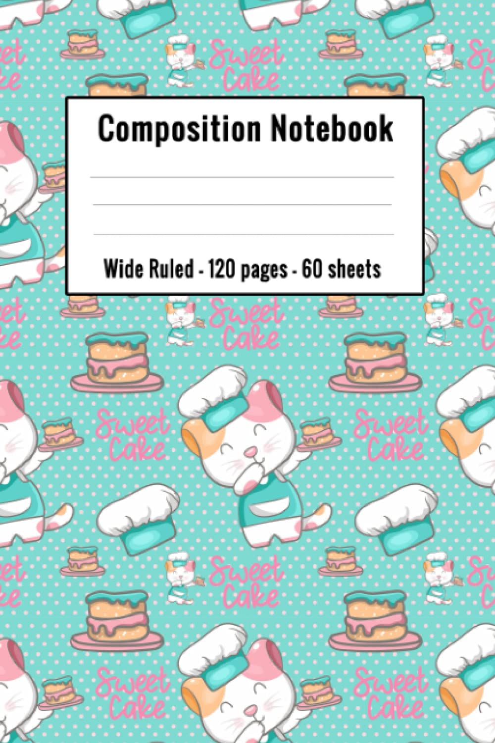 cat composition notebook wide ruled: back to school 2021 notebook | wide ruled teacher notebook | (Composition Book, Journal) baixar livro de graça